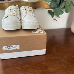 New in Box Soludos Ibiza Platform Sneakers in white size 9